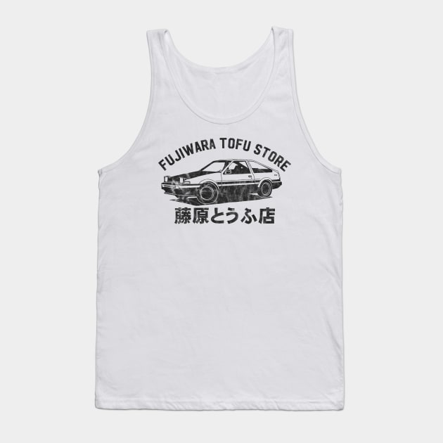 Fujiwara Tofu Store Tank Top by KhanMiller24